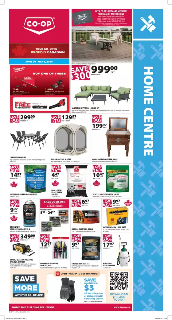 Co-op Home Centre catalogue | Top deals and discounts | 2026-04-30T00:00:00.000Z - 2026-05-06T00:00:00.000Z