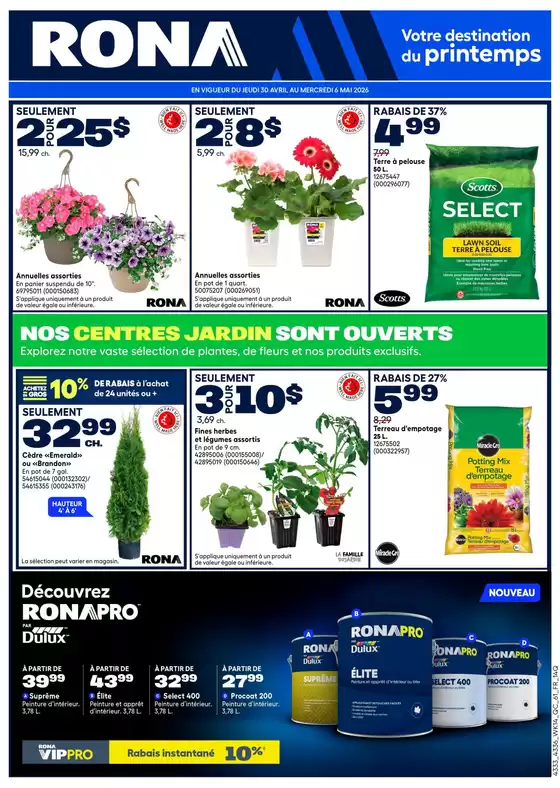 RONA catalogue | Top offers for smart savers | 2026-04-30T00:00:00.000Z - 2026-05-06T00:00:00.000Z