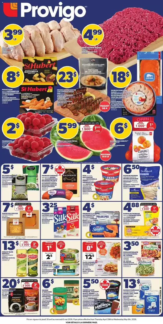 Provigo catalogue | Provigo weekly flyer | 2026-04-30T00:00:00.000Z - 2026-05-06T00:00:00.000Z