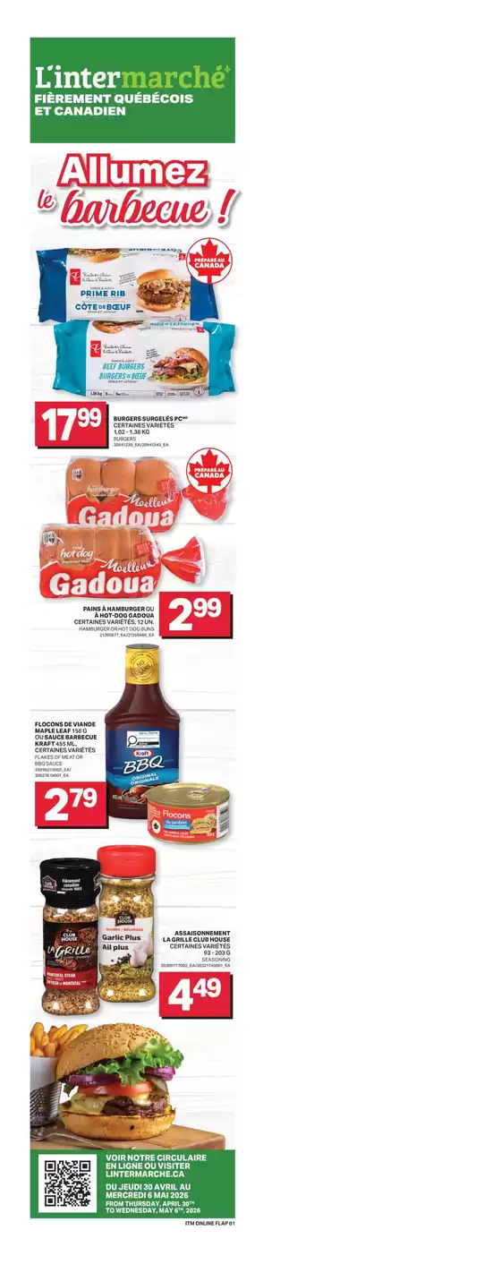 L'Intermarché catalogue in Dartmouth | Weekly Flyer | 2026-04-30T00:00:00.000Z - 2026-05-06T00:00:00.000Z