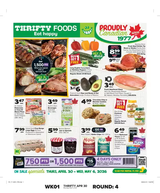 Thrifty Foods catalogue | New offers to discover | 2026-04-30T00:00:00.000Z - 2026-05-06T00:00:00.000Z