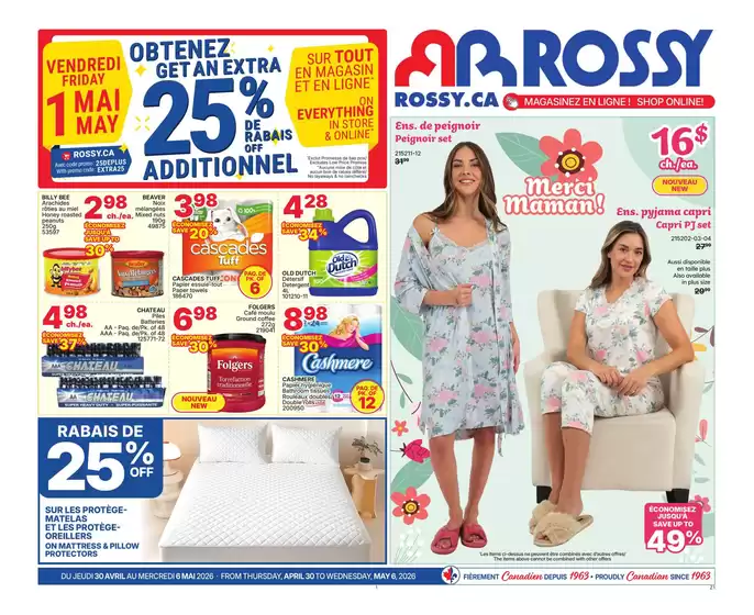 Rossy catalogue | Discounts and promotions | 2026-04-30T00:00:00.000Z - 2026-05-06T00:00:00.000Z