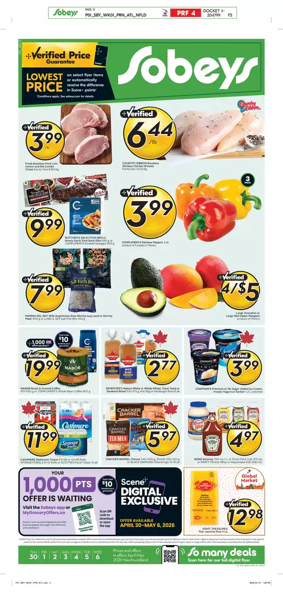 Sobeys catalogue in Regina | Weekly flyer  | 2026-04-30T00:00:00.000Z - 2026-05-06T00:00:00.000Z