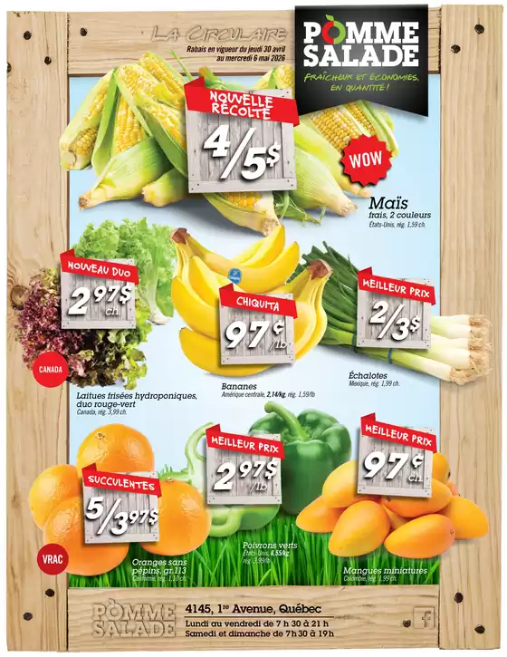 Pomme Salade catalogue | La circuilare do 6 mai | 2026-04-30T00:00:00.000Z - 2026-05-06T00:00:00.000Z