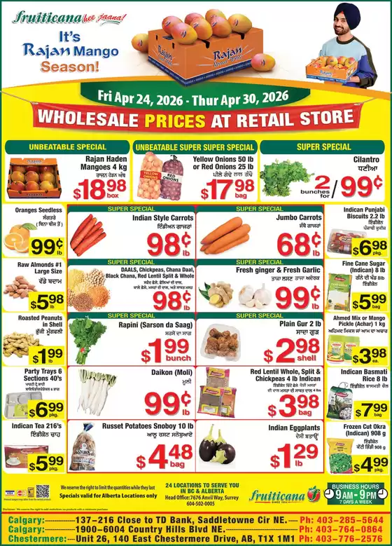 Fruiticana catalogue | Fruiticana weekly specials | 2026-04-30T00:00:00.000Z - 2026-04-30T00:00:00.000Z