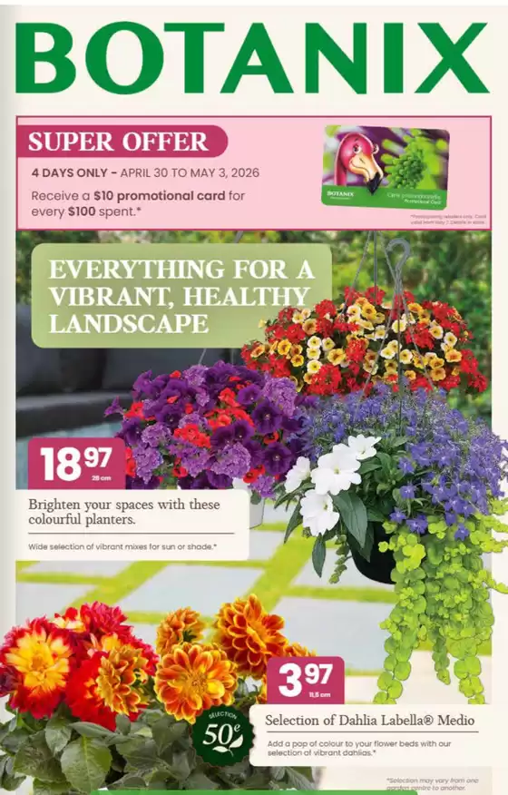 Botanix catalogue | Botanix Circular | April 30 to May 6 | 2026-04-30T00:00:00.000Z - 2026-05-06T00:00:00.000Z