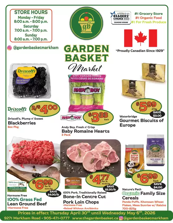 The Garden Basket catalogue | Weekly flyer  | 2026-04-30T00:00:00.000Z - 2026-05-06T00:00:00.000Z