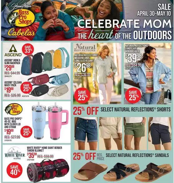 Cabela's catalogue | Celebrate mom  | 2026-04-30T00:00:00.000Z - 2026-05-10T00:00:00.000Z