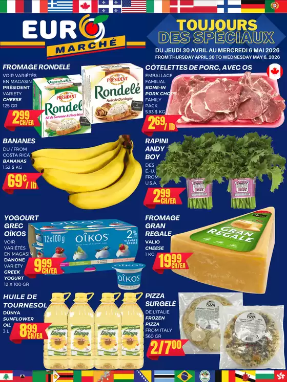 Euromarché catalogue | Toujours des speciaux | 2026-04-30T00:00:00.000Z - 2026-05-06T00:00:00.000Z