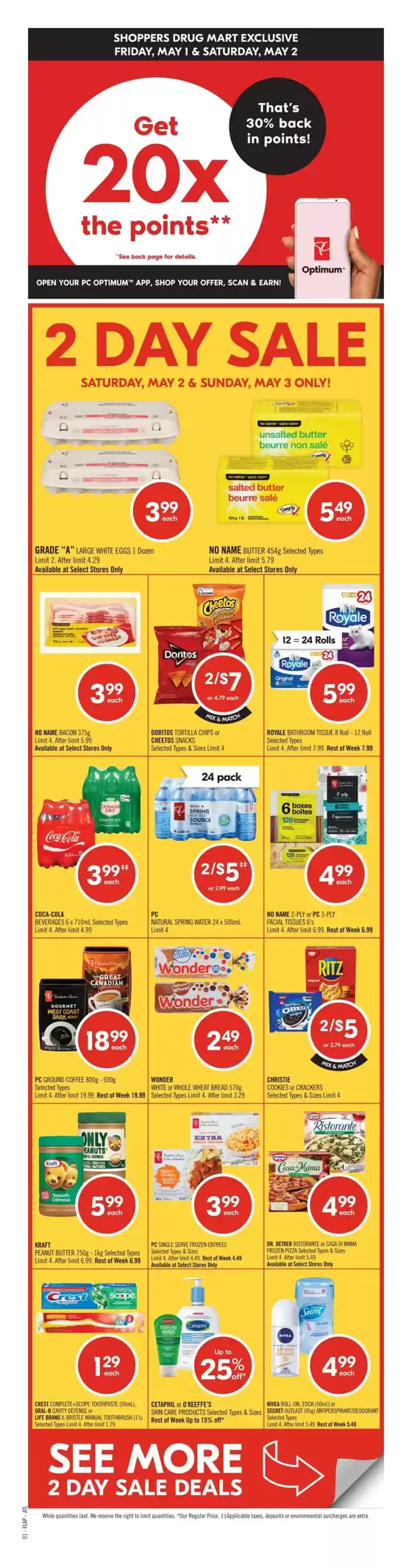Shoppers Drug Mart catalogue | Attractive special offers for everyone | 2026-05-01T00:00:00.000Z - 2026-05-03T00:00:00.000Z