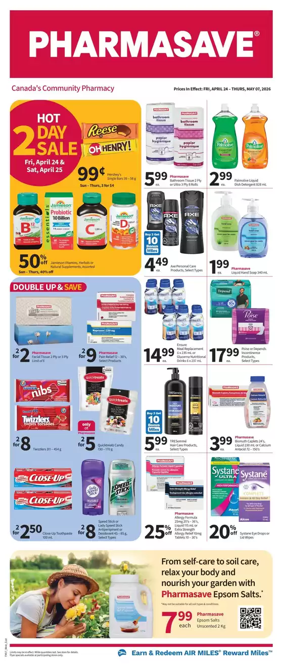 Pharmasave catalogue | Wide range of offers | 2026-04-24T00:00:00.000Z - 2026-05-07T00:00:00.000Z