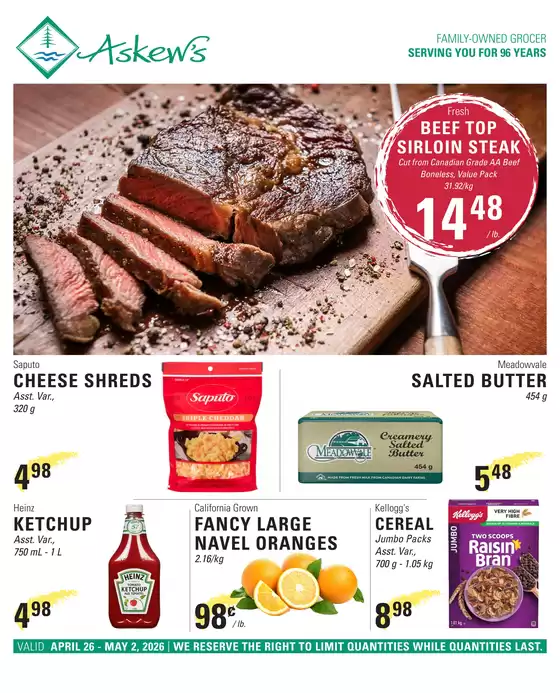 Askews Foods catalogue | Weekly flyer  | 2026-04-30T00:00:00.000Z - 2026-05-02T00:00:00.000Z