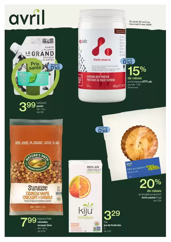 Avril catalogue | Weekly flyer  | 2026-04-30T00:00:00.000Z - 2026-05-06T00:00:00.000Z