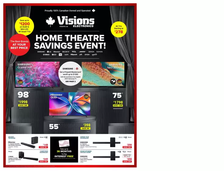 Visions Electronics catalogue in Spruce Grove | Flyer | 2026-05-01T00:00:00.000Z - 2026-05-07T00:00:00.000Z