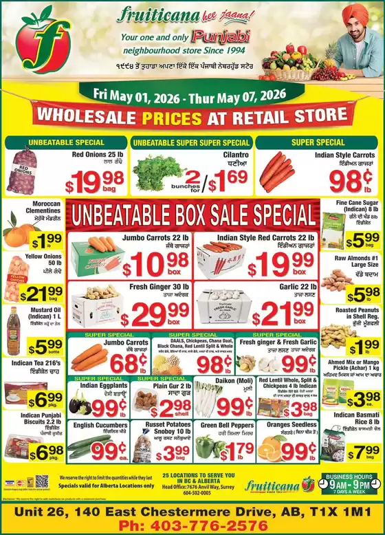 Fruiticana catalogue | Top deals and discounts | 2026-05-01T00:00:00.000Z - 2026-05-07T00:00:00.000Z