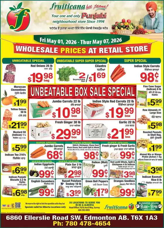 Fruiticana catalogue | Discounts and promotions | 2026-05-01T00:00:00.000Z - 2026-05-07T00:00:00.000Z