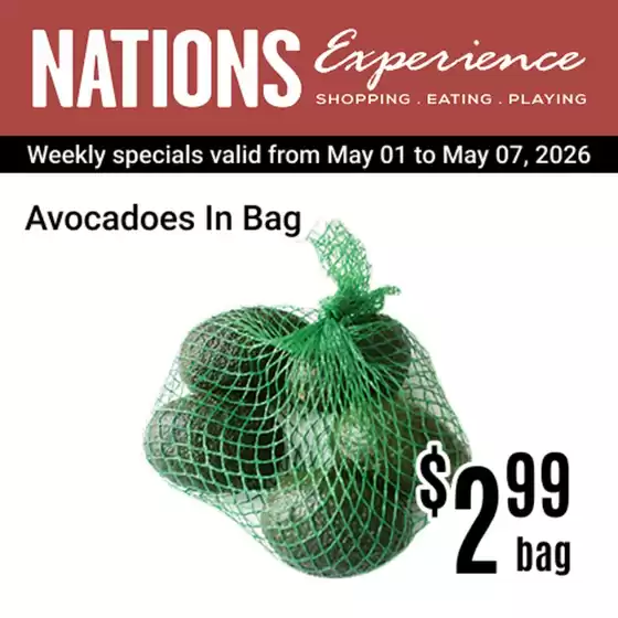 Nations Fresh Foods catalogue in Woodstock | Big news Weekly specials  | 2026-05-04T00:00:00.000Z - 2026-05-07T00:00:00.000Z