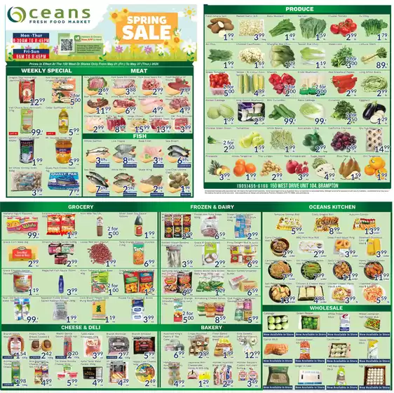 Oceans Fresh Food Market catalogue | Spring sale  | 2026-05-04T00:00:00.000Z - 2026-05-07T00:00:00.000Z