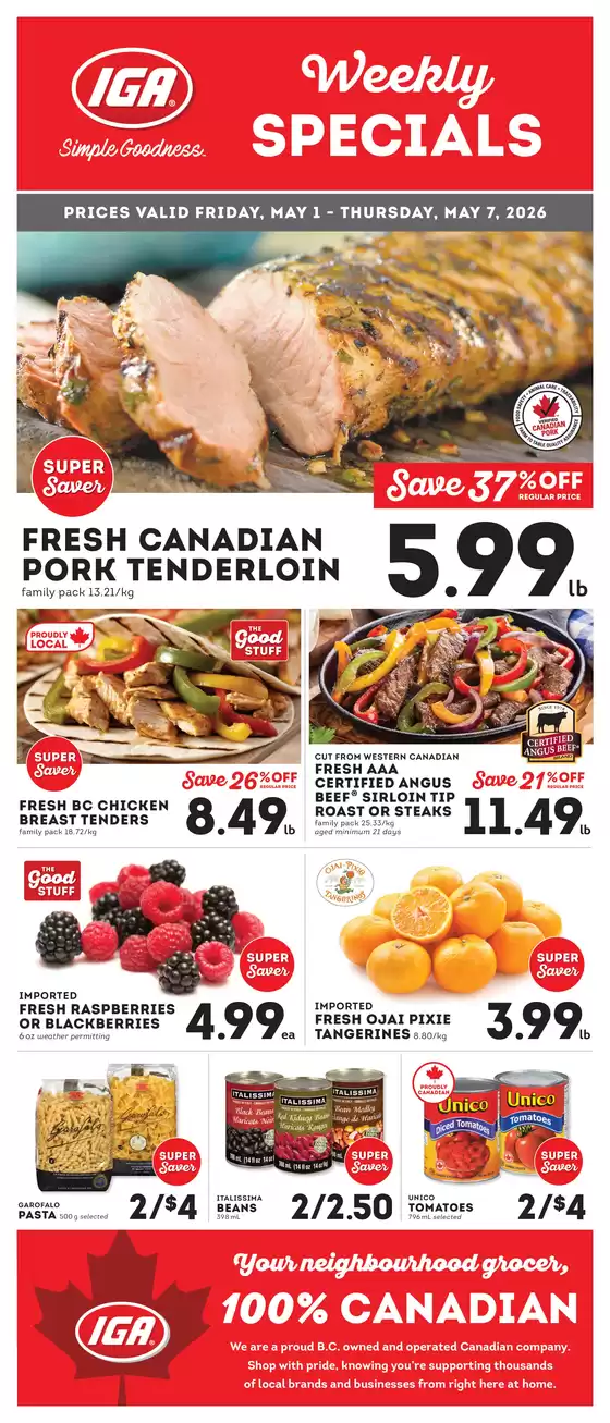 Market Place IGA catalogue | Weekly specials  | 2026-05-04T00:00:00.000Z - 2026-05-07T00:00:00.000Z