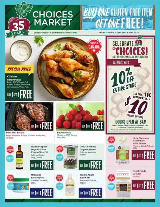 Choices Market catalogue | Weekly flyer  | 2026-05-04T00:00:00.000Z - 2026-05-06T00:00:00.000Z