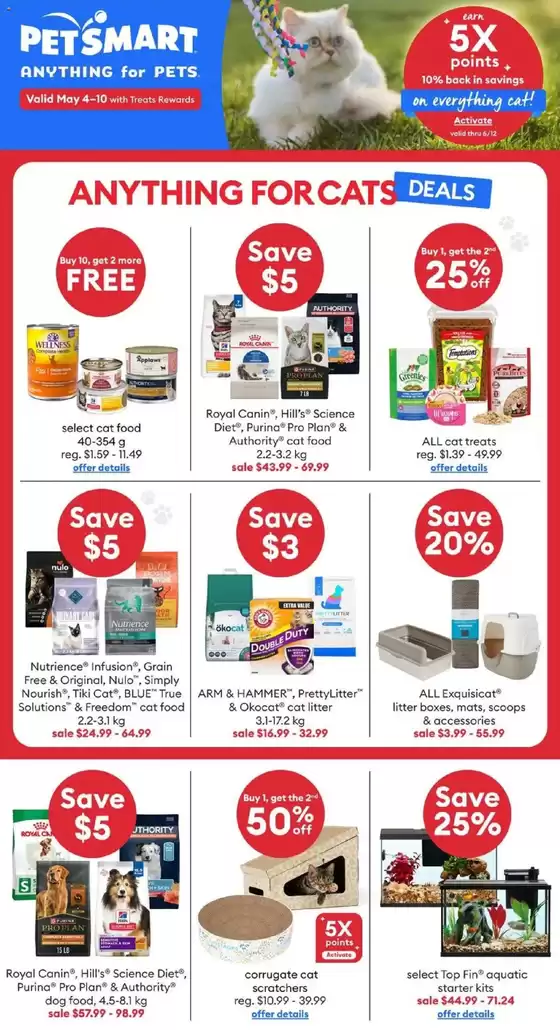 Petsmart catalogue | Petsmart weekly flyer | 2026-05-04T00:00:00.000Z - 2026-05-31T00:00:00.000Z