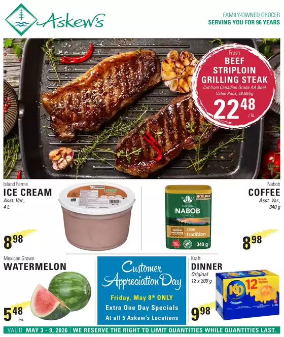 Askews Foods catalogue in Windsor (Ontario) | Weekly flyer  | 2026-05-04T00:00:00.000Z - 2026-05-09T00:00:00.000Z