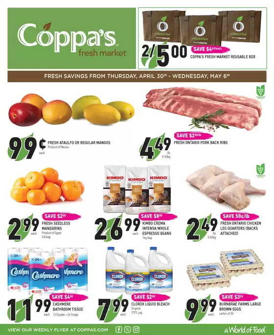 Coppa's catalogue | Weekly Flyer | 2026-05-04T00:00:00.000Z - 2026-05-06T00:00:00.000Z