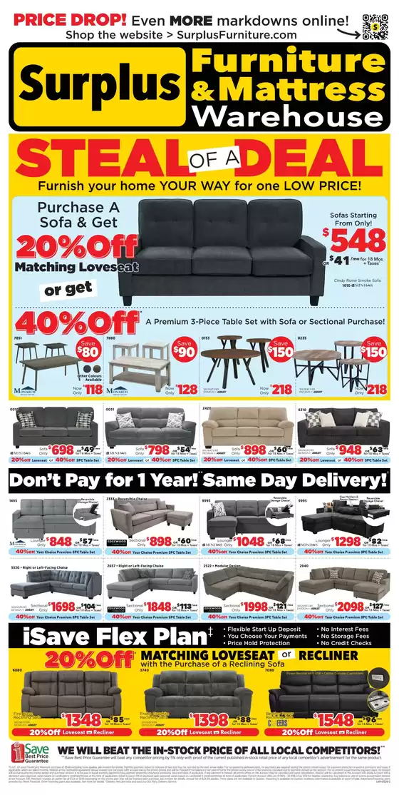 Surplus Furniture catalogue | Weekly flyer  | 2026-05-04T00:00:00.000Z - 2026-05-17T00:00:00.000Z
