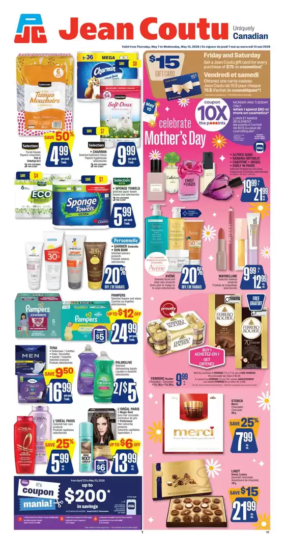 Jean Coutu catalogue | Discover attractive offers | 2026-05-07T00:00:00.000Z - 2026-05-13T00:00:00.000Z