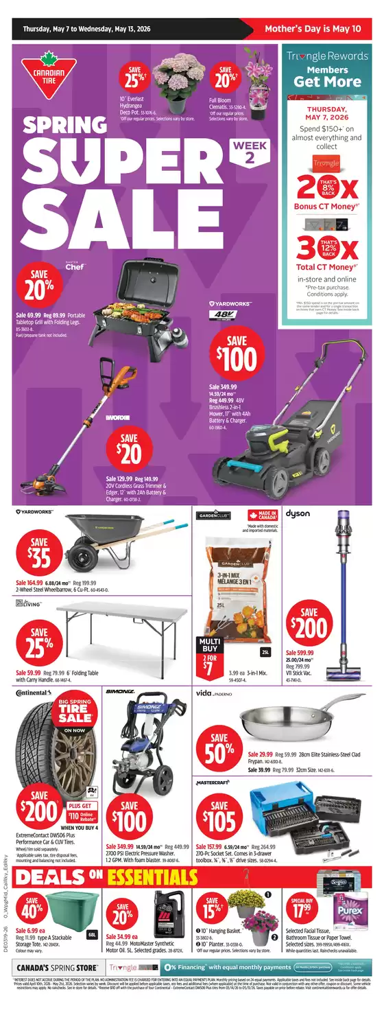 Canadian Tire catalogue | Exclusive deals for our customers | 2026-05-07T00:00:00.000Z - 2026-05-13T00:00:00.000Z