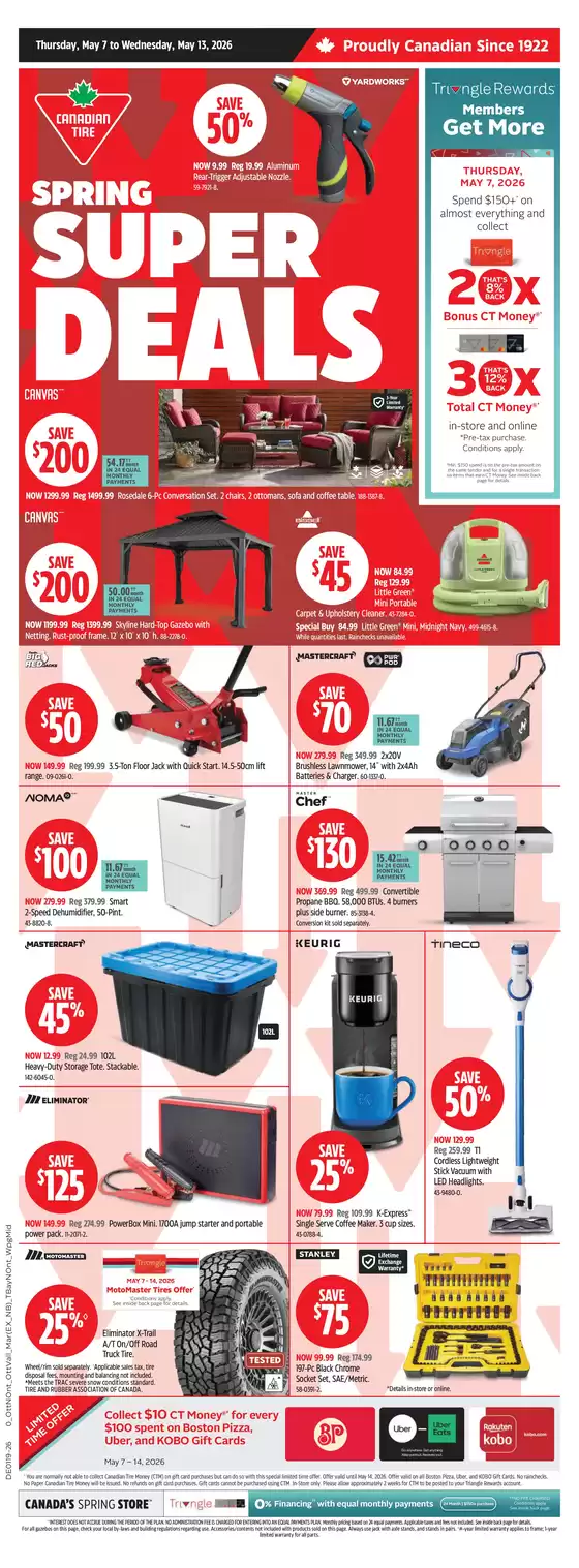 Canadian Tire catalogue | Discover attractive offers | 2026-05-07T00:00:00.000Z - 2026-05-13T00:00:00.000Z