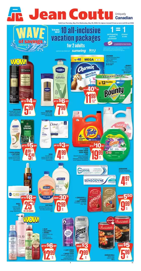 Jean Coutu catalogue | Top offers for smart savers | 2026-05-14T00:00:00.000Z - 2026-05-20T00:00:00.000Z