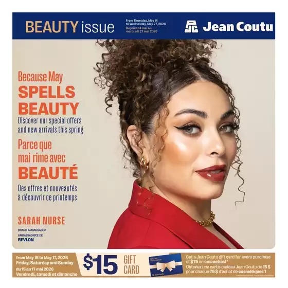 Jean Coutu catalogue | Great discounts on selected products | 2026-05-14T00:00:00.000Z - 2026-05-27T00:00:00.000Z