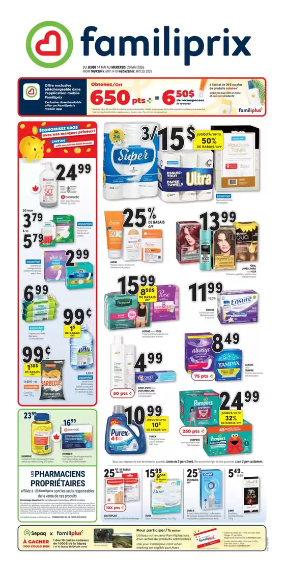Familiprix catalogue | Discover attractive offers | 2026-05-14T00:00:00.000Z - 2026-05-20T00:00:00.000Z