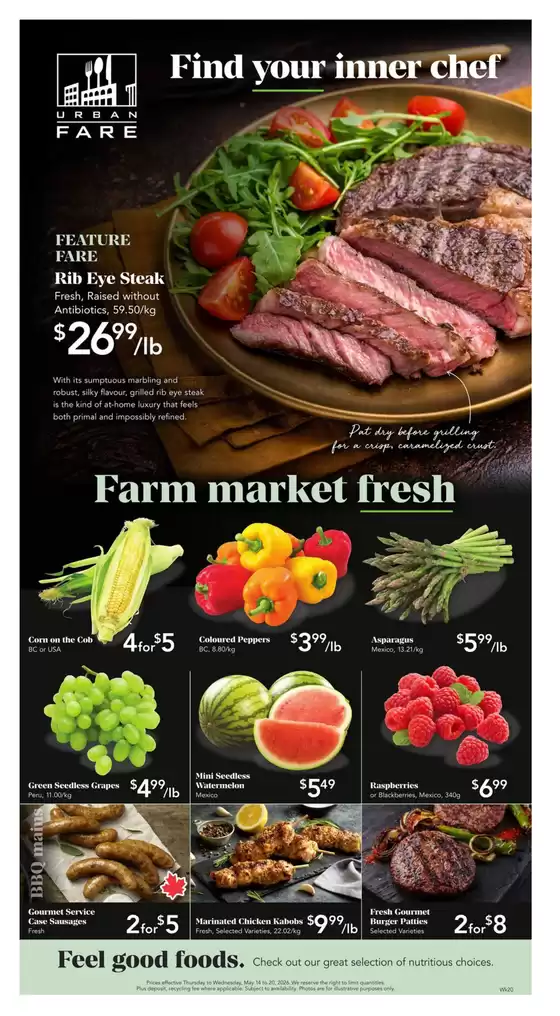 Urban Fare catalogue in London | Exclusive deals and bargains | 2026-05-14T00:00:00.000Z - 2026-05-20T00:00:00.000Z