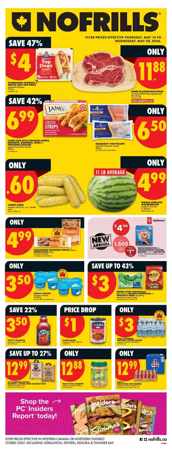 No Frills catalogue | Our best deals for you | 2026-05-14T00:00:00.000Z - 2026-05-20T00:00:00.000Z