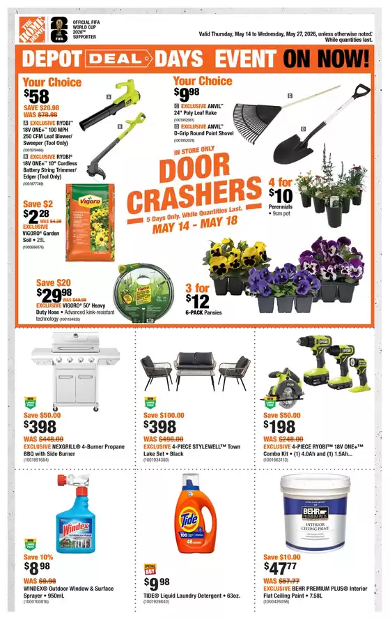 Home Depot catalogue | Our best deals for you | 2026-05-14T00:00:00.000Z - 2026-05-27T00:00:00.000Z
