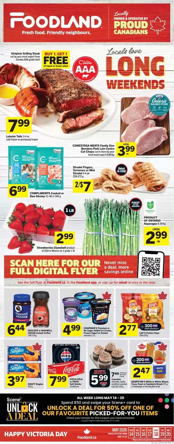 Foodland catalogue in Grand Bank | Weekly flyer | 2026-05-14T00:00:00.000Z - 2026-05-20T00:00:00.000Z