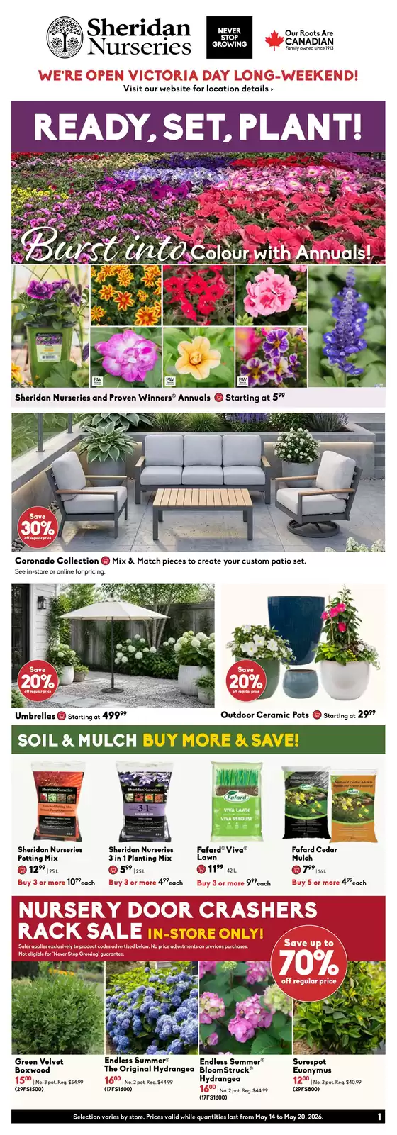 Sheridan Nurseries catalogue | Save up to 30% off  | 2026-05-14T00:00:00.000Z - 2026-05-20T00:00:00.000Z