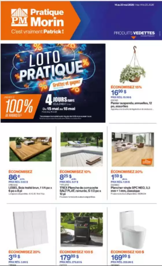 Patrick Morin catalogue | Weekly flyer | 2026-05-14T00:00:00.000Z - 2026-05-20T00:00:00.000Z