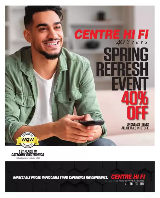 Centre Hi-Fi catalogue | Weekly Flyer | 2026-05-15T00:00:00.000Z - 2026-05-21T00:00:00.000Z