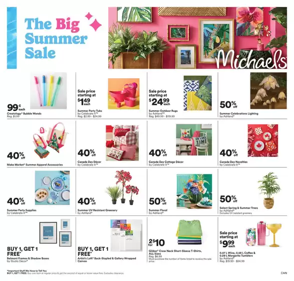 Michaels catalogue in Saskatoon | 5/15 Weekly Ad Canada | 2026-05-15T00:00:00.000Z - 2026-05-21T00:00:00.000Z