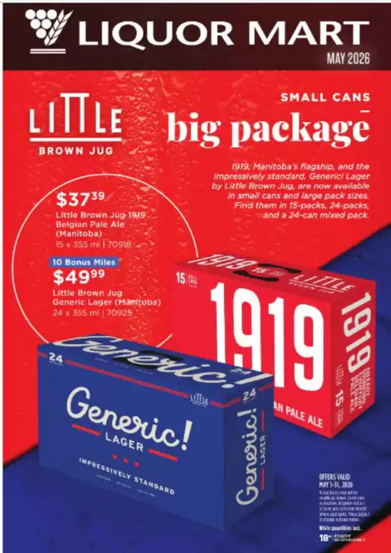 Liquor Mart catalogue in Prince George | Monthly flyer  | 2026-05-15T00:00:00.000Z - 2026-05-31T00:00:00.000Z