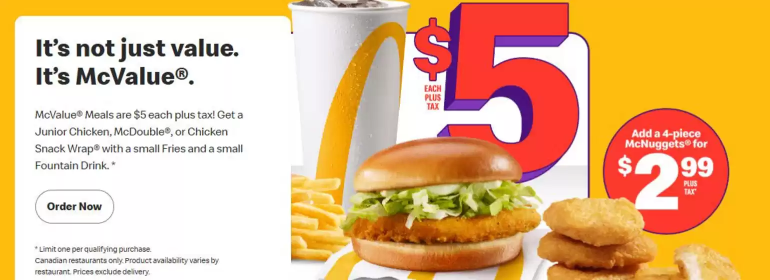 McDonald's catalogue in Prince George | Promotions  | 2026-05-15T00:00:00.000Z - 2026-05-31T00:00:00.000Z