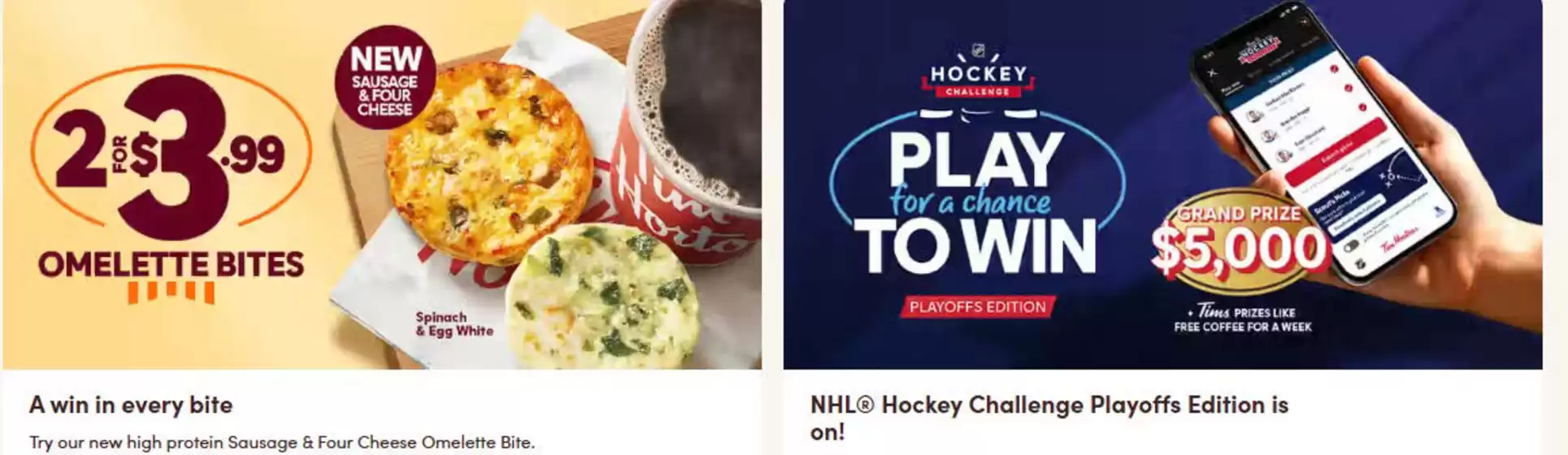 Tim Hortons catalogue in Prince George | 2 for 3.99$ | 2026-05-15T00:00:00.000Z - 2026-05-31T00:00:00.000Z