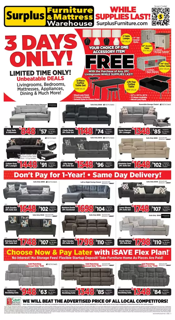 Surplus Furniture catalogue | Weekly flyer  | 2026-05-19T00:00:00.000Z - 2026-05-24T00:00:00.000Z