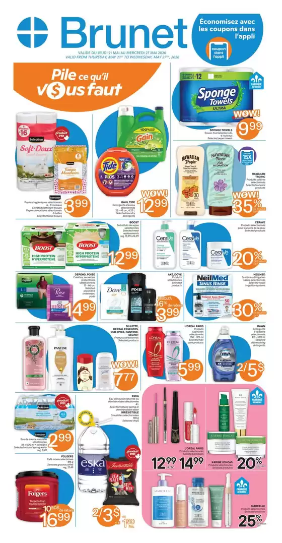 Brunet catalogue | Exclusive bargains | 2026-05-21T00:00:00.000Z - 2026-05-27T00:00:00.000Z