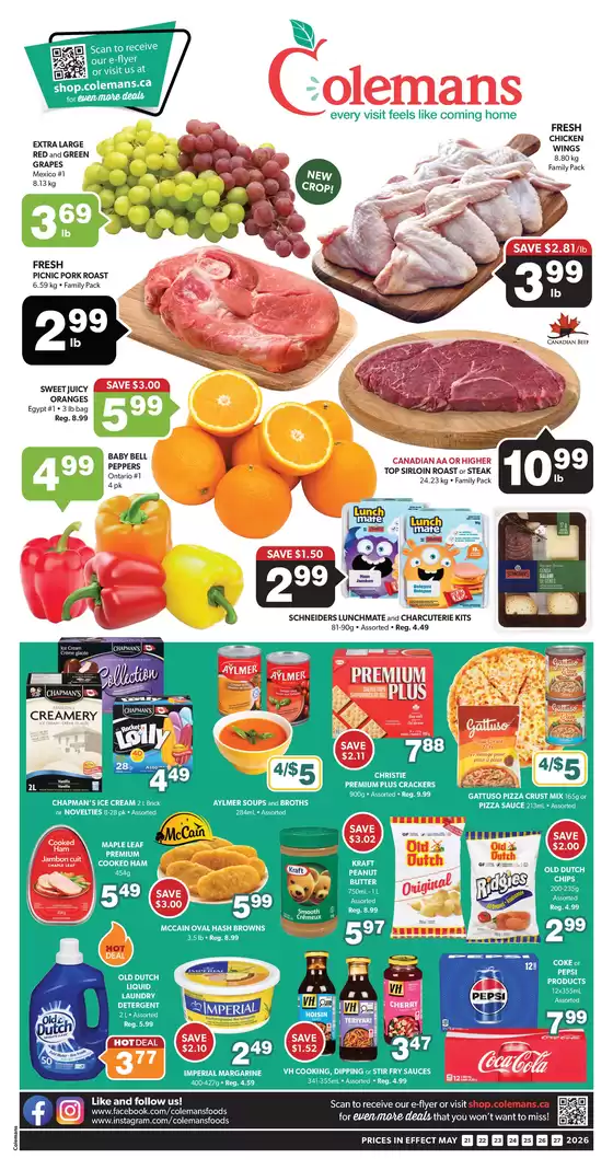 Coleman's catalogue | Top offers for all bargain hunters | 2026-05-21T00:00:00.000Z - 2026-05-27T00:00:00.000Z
