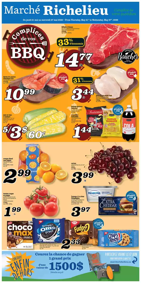 Marché Richelieu catalogue | Circulaire hebdomadaire | 2026-05-21T00:00:00.000Z - 2026-05-27T00:00:00.000Z