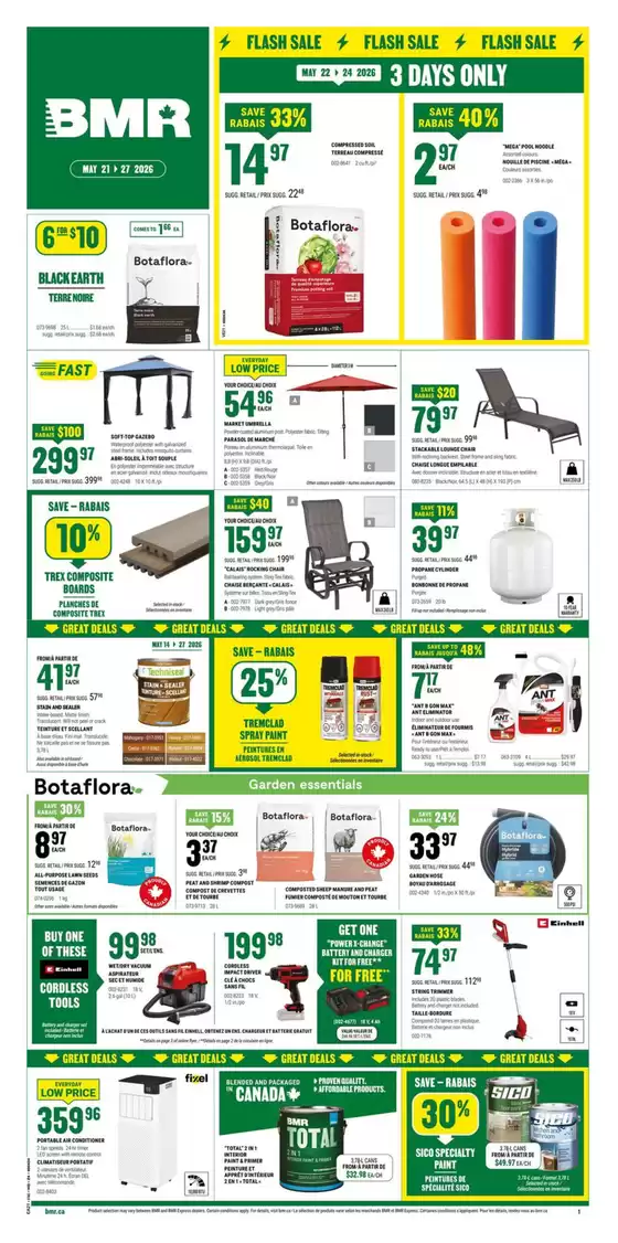 BMR catalogue in Markham | Great offer for bargain hunters | 2026-05-21T00:00:00.000Z - 2026-05-27T00:00:00.000Z